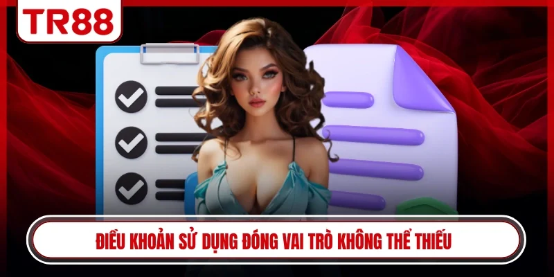 Điều khoản sử dụng đóng vai trò không thể thiếu
